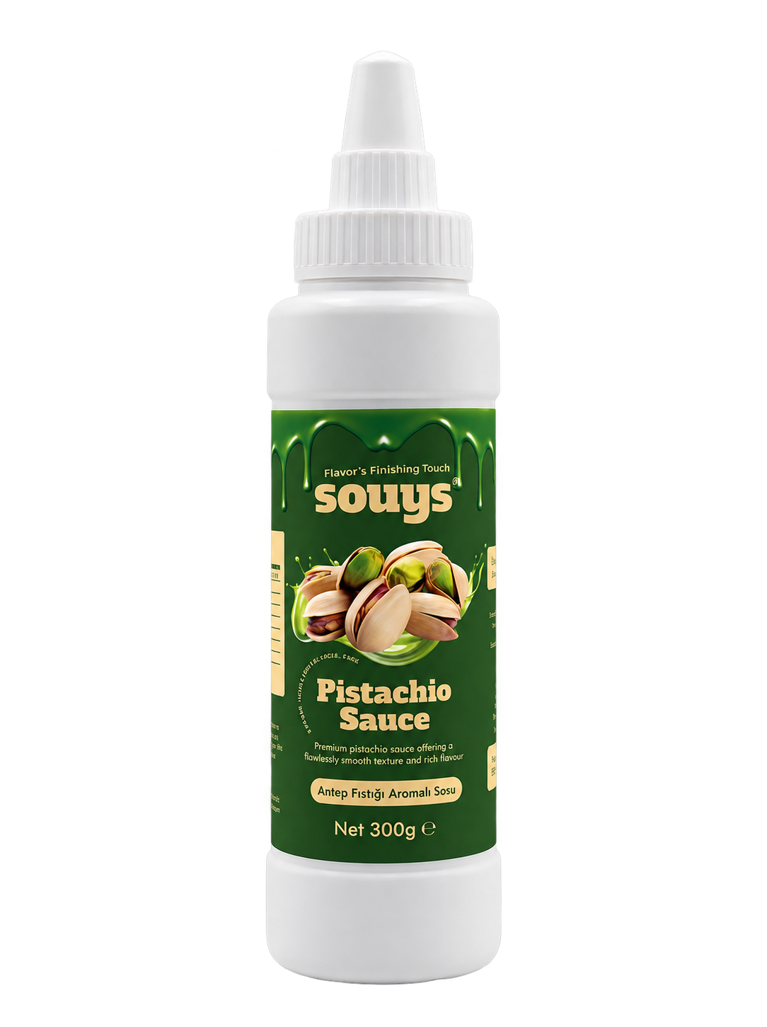 Souys Antep fıstığı aromalı tatlı sos şişesi